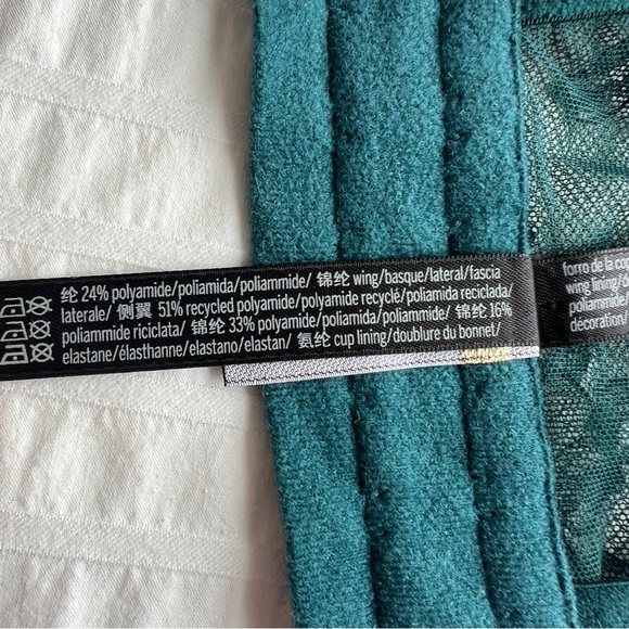 Victoria's Secret VS Archives Rose Lace Corset Bustier Top in Green, 38DD - Picture 16 of 16